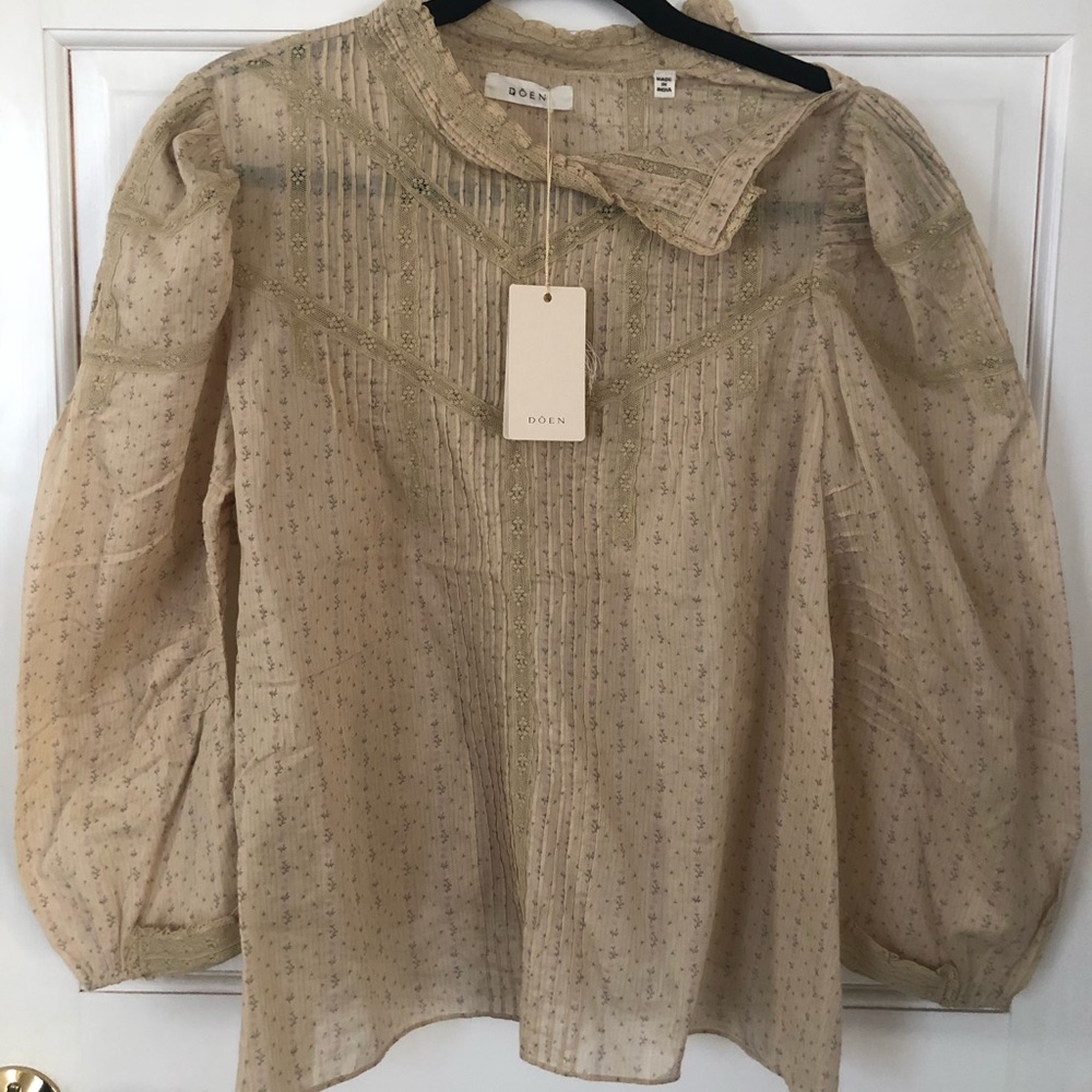 NWT Dôen Albertine Top Large Frances Floral